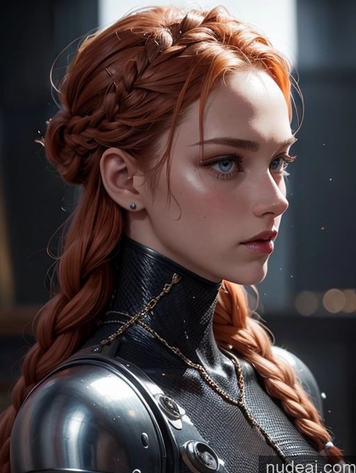related ai porn images free for White 18 Ginger Bright Lighting Detailed Fantasy Armor Sexy Face Braided Cyberpunk Close-up View Onsen Cyborg