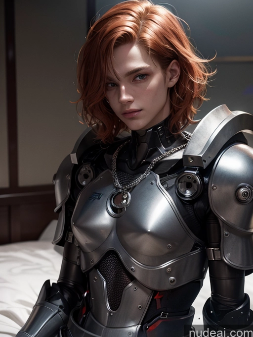 related ai porn images free for White 18 Ginger Bright Lighting Detailed Fantasy Armor Cyberpunk Onsen Cyborg Front View Messy Laughing