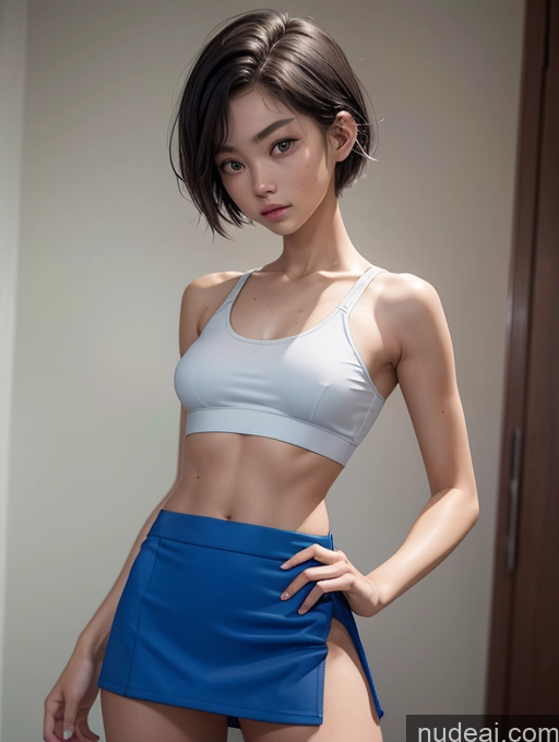 related ai porn images free for Sorority Skinny 18 Asian Mini Skirt Sports Bra Small Tits Small Ass Pixie