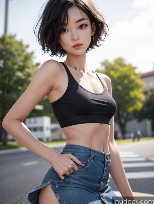 related ai porn images free for Sorority Skinny 18 Asian Mini Skirt Sports Bra Small Tits Small Ass Pixie