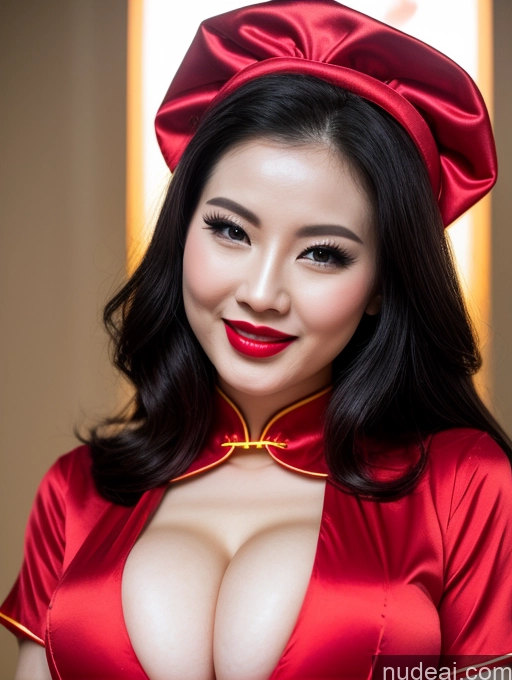 related ai porn images free for Model Beautiful Lipstick Fairer Skin Happy Laughing Seductive Black Hair Slicked Chinese Close-up View Devil Bright Lighting Detailed Sexy Face Nurse Huge Boobs