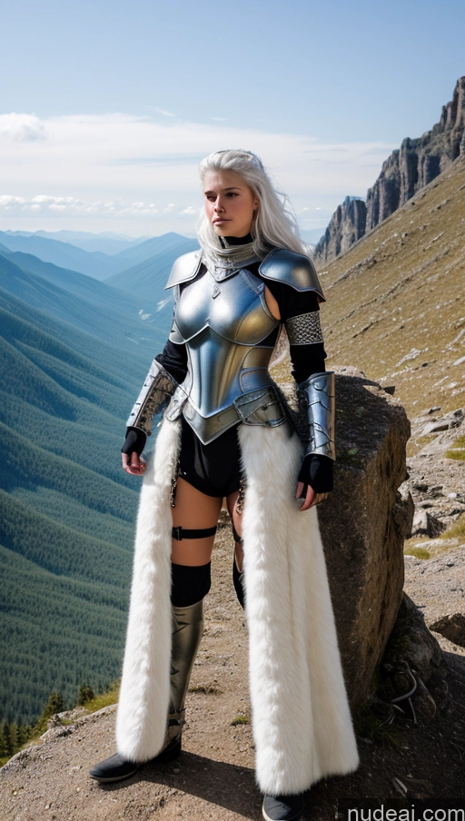 related ai porn images free for 18 Serious White Hair Messy White Cyberpunk Mountains T-pose Fantasy Armor Close-up View Beautiful Woman