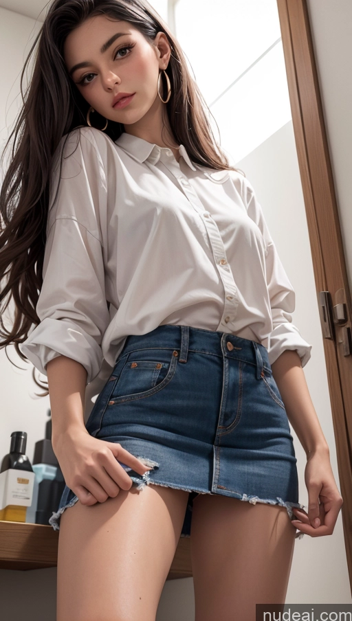 related ai porn images free for Close-up View Middle Eastern Shirt Mini Skirt Changing Room