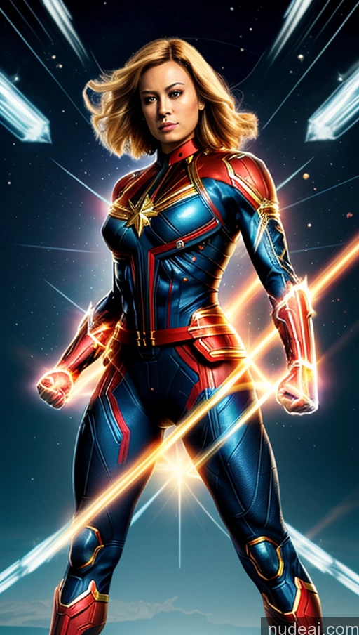related ai porn images free for Cyborg Several Busty Muscular Abs Powering Up Captain Marvel