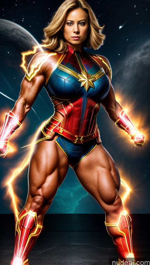 related ai porn images free for Several Muscular Abs Powering Up Captain Marvel Huge Boobs Reverse Bunny Suit Bodybuilder