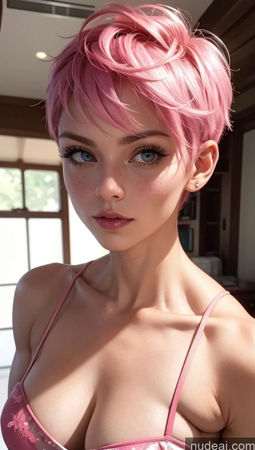 related ai porn images free for Close-up View Bodybuilder Bedroom Pink Hair Small Tits Pixie Sexy Face Dress