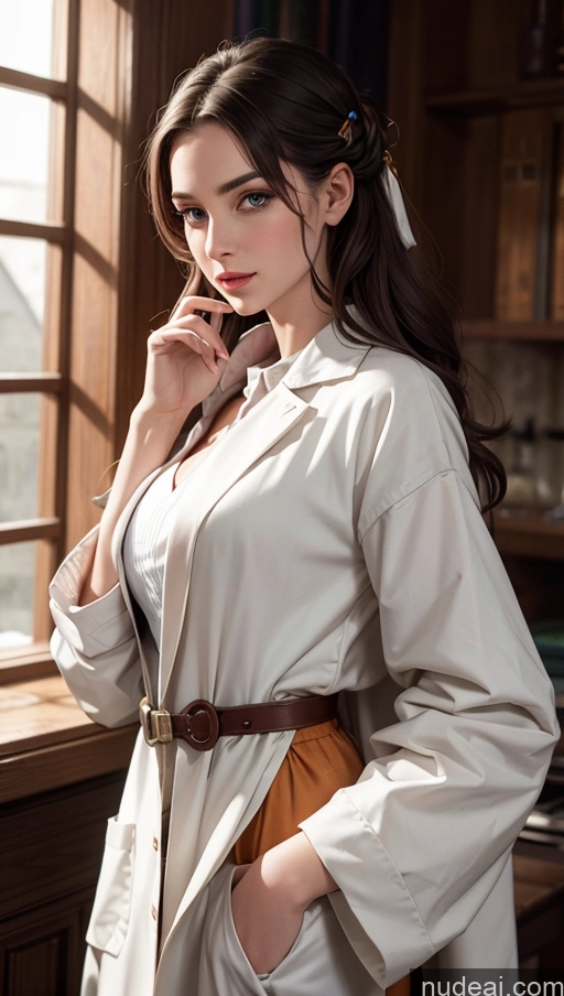 related ai porn images free for Close-up View Medieval Lab Coat