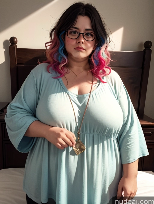 related ai porn images free for 40s Glasses Messy Serious Fat Tunic