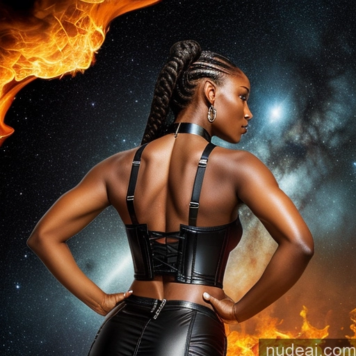 related ai porn images free for Athlete Small Tits Perfect Body 30s Sexy Face Braided Hell Perfect Boobs Diamond Jewelry Transparent Choker Crop Top Corset Back View Space Suit Black