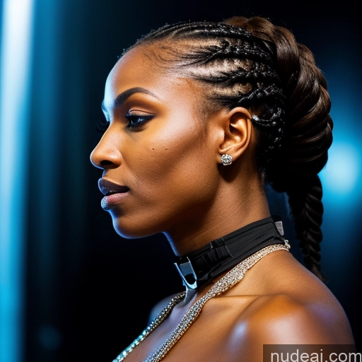 related ai porn images free for Athlete Small Tits Perfect Body 30s Sexy Face Braided Hell Perfect Boobs Diamond Jewelry Transparent Choker Space Suit Black Side View