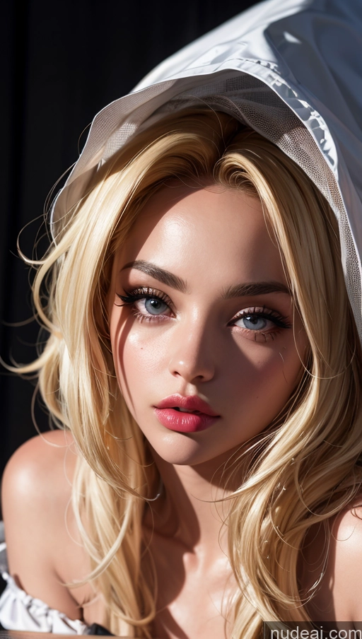 related ai porn images free for Blonde African Close-up View Detailed Nightgown Tent Dark Lighting Pouting Lips