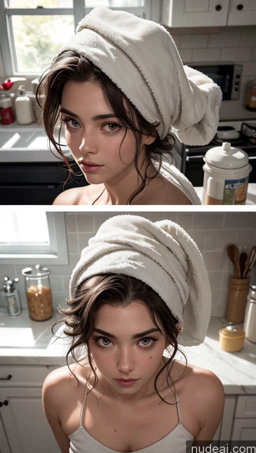 related ai porn images free for Close-up View Towel Kitchen Messy