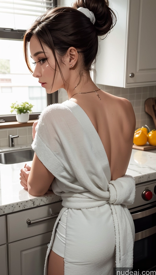 related ai porn images free for Close-up View Towel Kitchen Ponytail