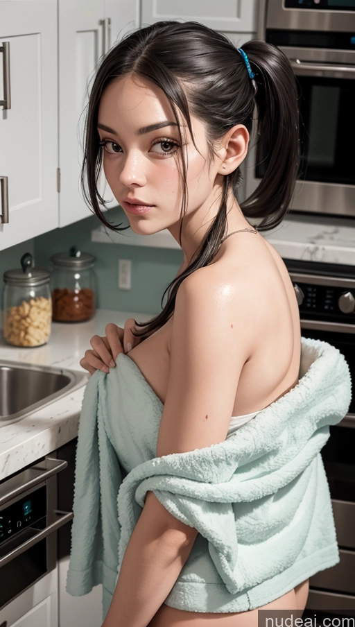 related ai porn images free for Close-up View Towel Kitchen Pigtails