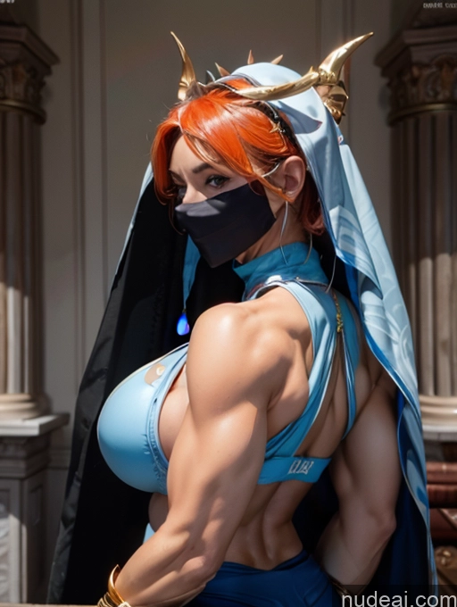 related ai porn images free for Huge Boobs Beautiful Muscular Abs Tall Ginger Detailed Sexy Face Nilou: Genshin Impact Cosplayers Wife Or Girlfriend Front Facing Full Body Round Ass Niqab Big Ass