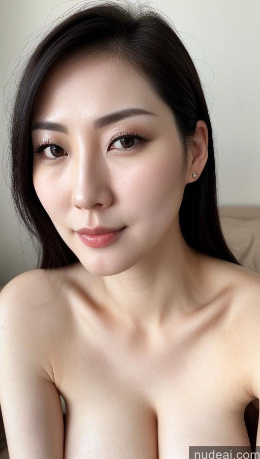 related ai porn images free for Woman One Perfect Boobs Beautiful Fairer Skin 30s Black Hair Close-up View Korean Slicked Detailed