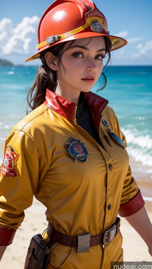 related ai porn images free for Close-up View Firefighter Roman Beach