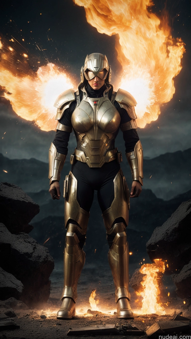 related ai porn images free for Superhero Sci-fi Armor Military Perfect Boobs Several Battlefield Surrealist Powering Up Bodybuilder