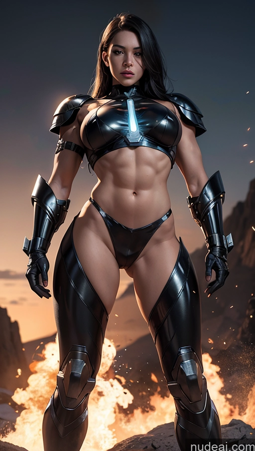related ai porn images free for Superhero Sci-fi Armor Military Perfect Boobs Several Battlefield Surrealist Powering Up Bodybuilder Muscular