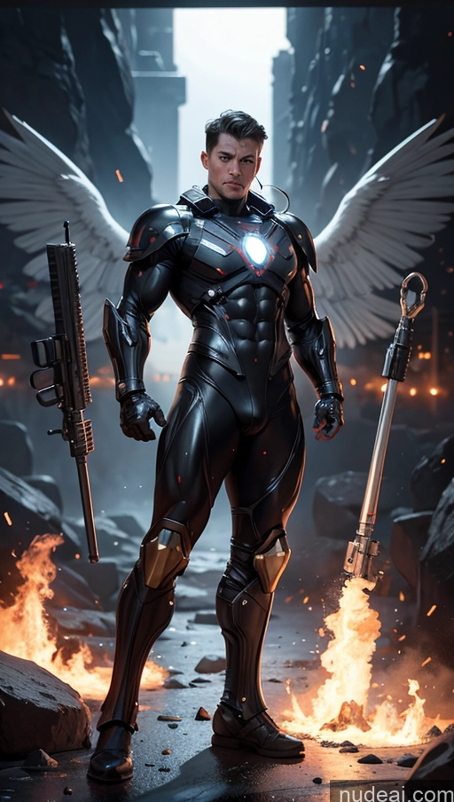 related ai porn images free for Superhero Sci-fi Armor Military Perfect Boobs Several Battlefield Surrealist Powering Up Bodybuilder Muscular Abs