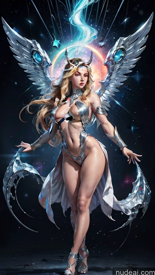 related ai porn images free for Superhero Perfect Boobs Several Surrealist Powering Up Muscular Abs Diamond Jewelry Jewelry Has Wings Dynamic View Superheroine