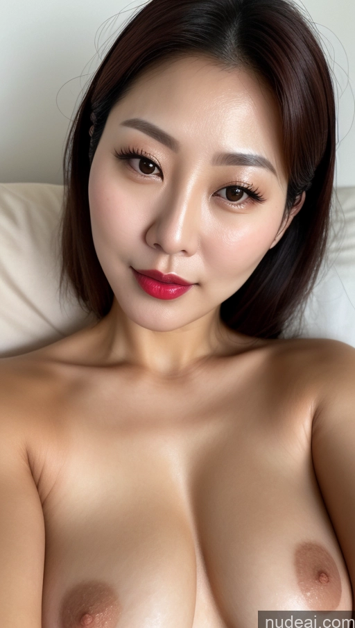 related ai porn images free for Woman One Perfect Boobs Beautiful Thick 30s Korean Close-up View Detailed Lipstick