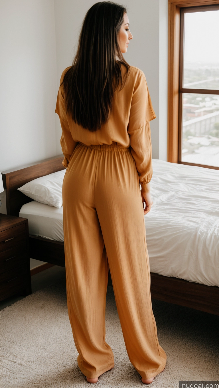 related ai porn images free for Close-up View Harem Pants Straight Jumpsuit Bedroom