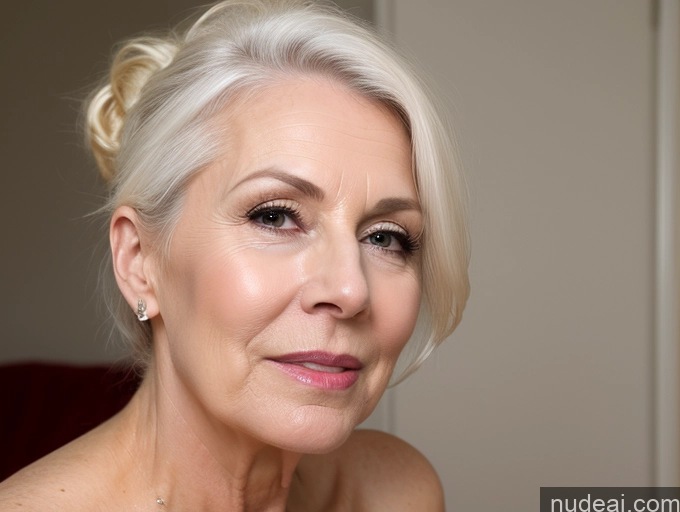 related ai porn images free for 70s High Heels Fairer Skin White Hair Nude Perfect Boobs Hair Bun Oiled Body Cumshot