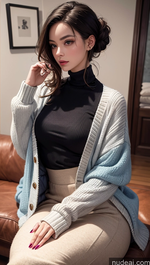 related ai porn images free for Close-up View Sweater Long Skirt Jacket