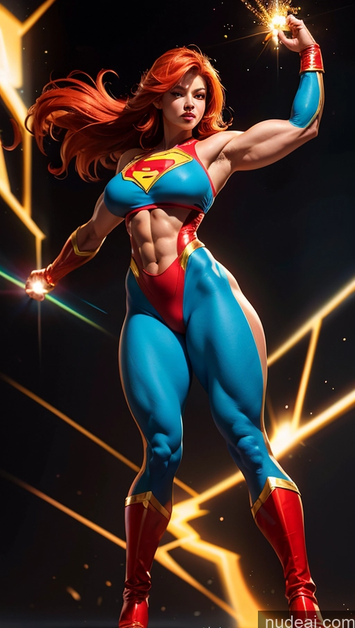 related ai porn images free for Ginger Persian Bodybuilder Several Busty Powering Up Superhero Abs