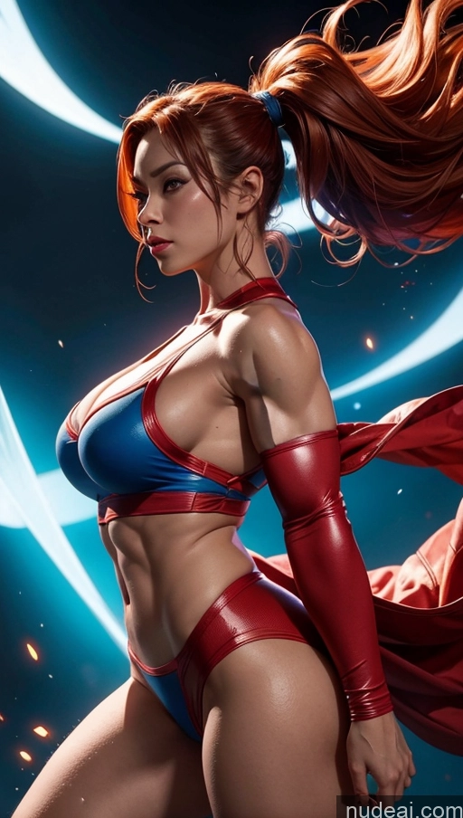 related ai porn images free for Ginger Bodybuilder Several Busty Powering Up Superhero Abs Asian