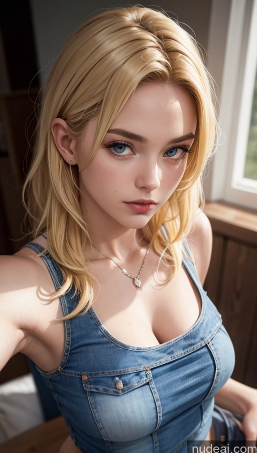 related ai porn images free for Close-up View Tank Top Blonde Jeans
