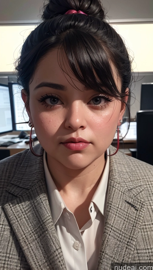 related ai porn images free for Close-up View Office Fat Serious 40s Suit Egyptian Short