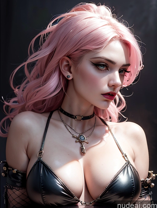 related ai porn images free for Serious Dildo Reveal Steampunk Close-up View Perfect Boobs Vampire Pink Hair