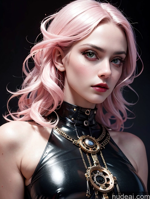 related ai porn images free for Serious Dildo Reveal Steampunk Close-up View Perfect Boobs Vampire Pink Hair
