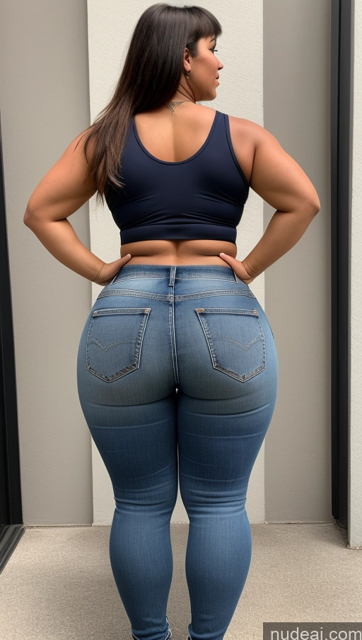 related ai porn images free for Athlete 20s Big Ass Thick Big Hips Jeans Bangs