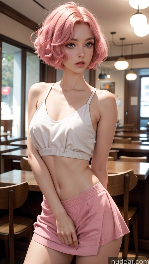 related ai porn images free for Close-up View Mini Skirt Panties Cafe Spreading Legs Short Hair Pink Hair Big Hips Jewish