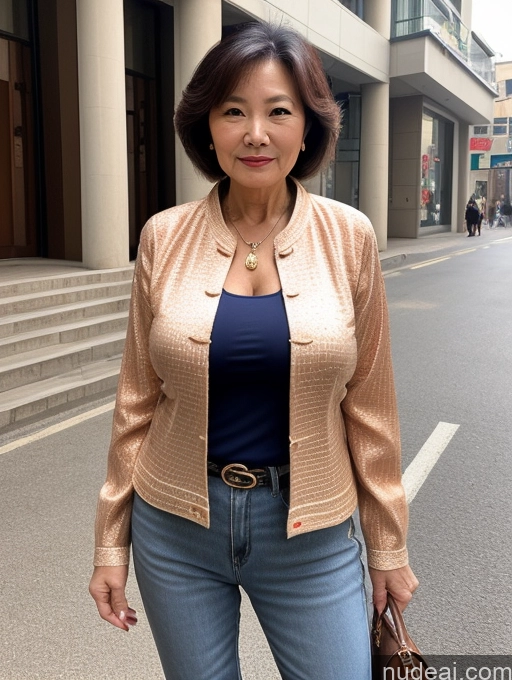 related ai porn images free for Milf Perfect Boobs Beautiful 70s Chinese Blouse Casual Jacket Professor Stylish Sweater Cleavage Detailed