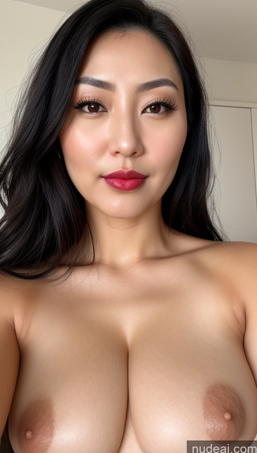 related ai porn images free for One Beautiful Lipstick 30s Black Hair Japanese Busty Woman Perfect Boobs Close-up View Thick