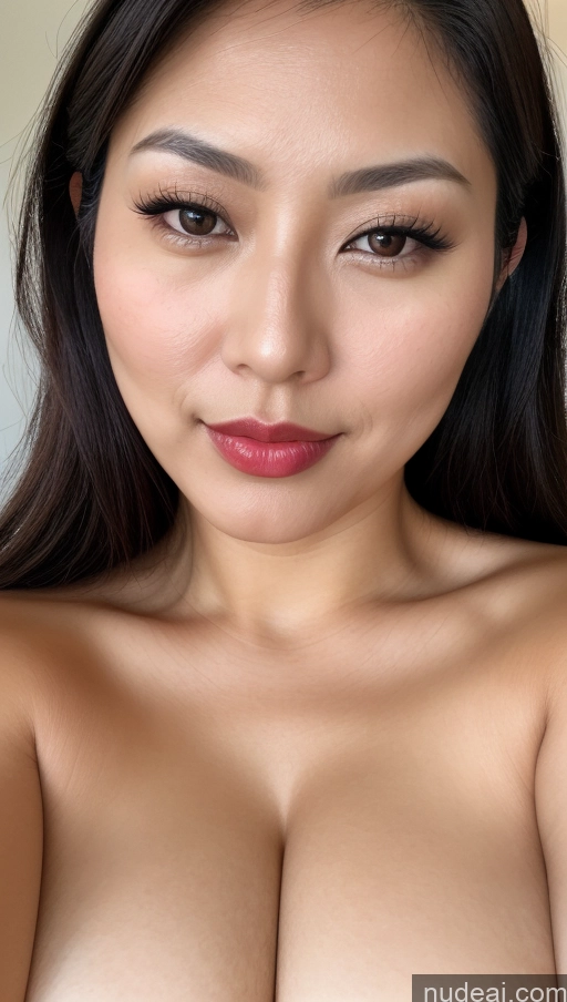 related ai porn images free for One Beautiful Lipstick 30s Black Hair Japanese Busty Woman Perfect Boobs Close-up View Thick