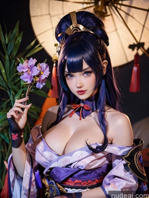 related ai porn images free for Muscular Pubic Hair Long Hair Purple Hair Kimono Detailed Raiden Shogun: Genshin Impact Cosplayers Bodybuilder Geisha Abs Perfect Body 20s