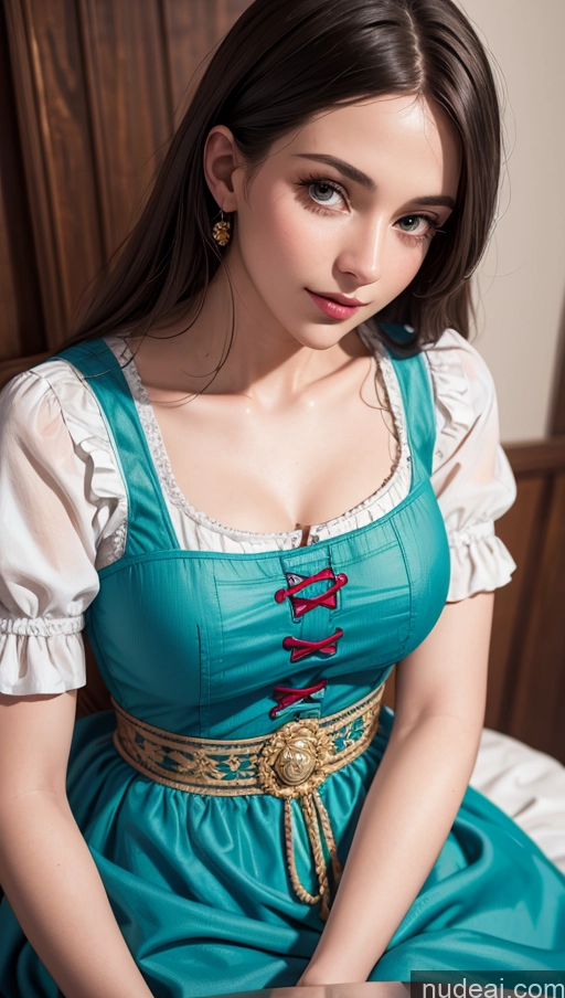 related ai porn images free for Close-up View Dirndl Dress