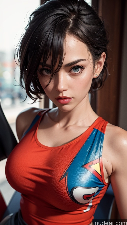 related ai porn images free for Close-up View Superhero Tank Top