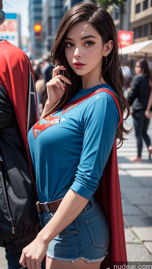 related ai porn images free for Close-up View Superhero Casual