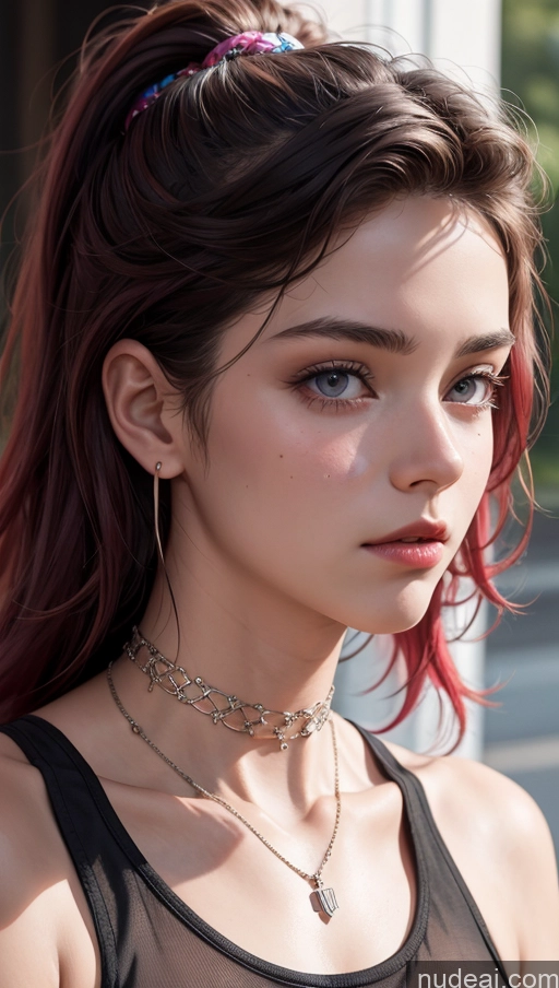 related ai porn images free for Close-up View 18 Tank Top Choker
