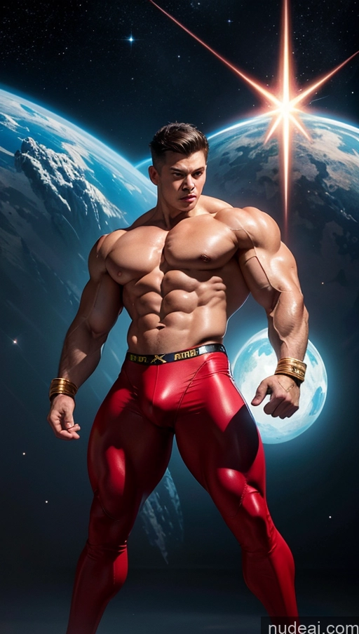 related ai porn images free for Bodybuilder Muscular Abs Several Perfect Boobs Chinese Stargazing Space Superhero Powering Up
