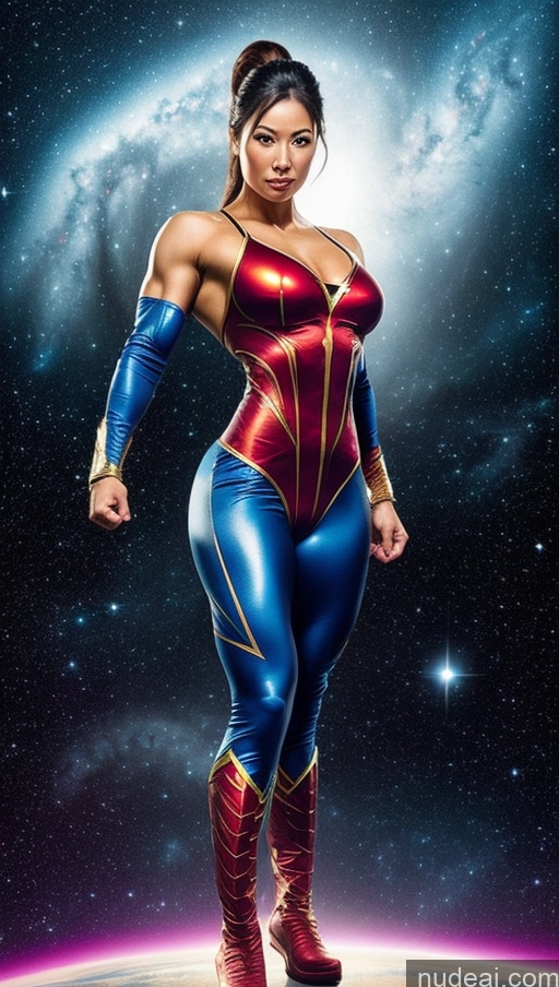 related ai porn images free for Bodybuilder Muscular Abs Several Chinese Stargazing Space Superhero Powering Up Perfect Boobs Dynamic View