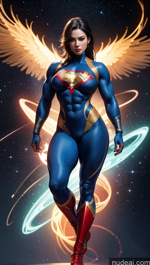related ai porn images free for Bodybuilder Muscular Abs Several Chinese Stargazing Space Superhero Powering Up Dynamic View Busty