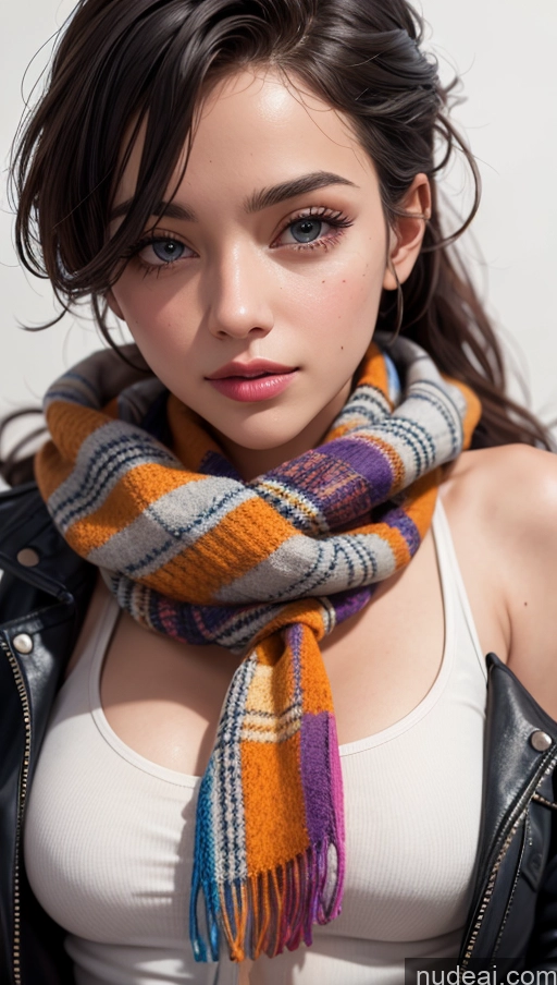 related ai porn images free for Close-up View Jacket Scarf Tank Top