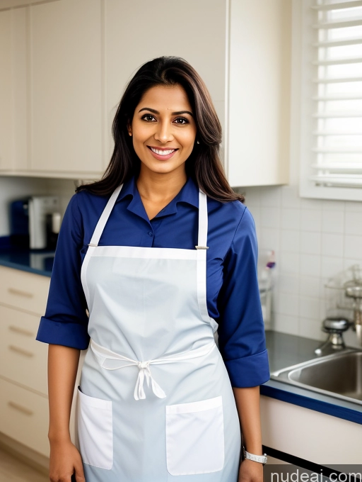 related ai porn images free for Woman One Perfect Boobs Beautiful Perfect Body 30s Happy Indian Hospital Front View Apron Doctor